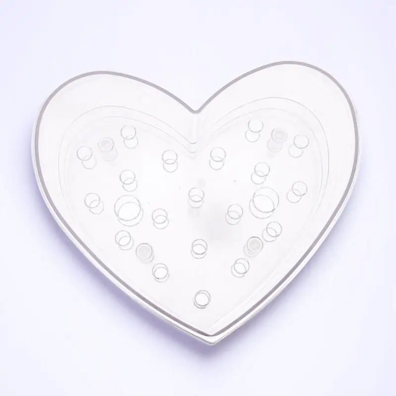 

Прозрачная акриловая коробка для цветов в форме сердца, идеальная упаковка для сохраненных цветов, идеально подходит для подарков на День матери, Рождество.