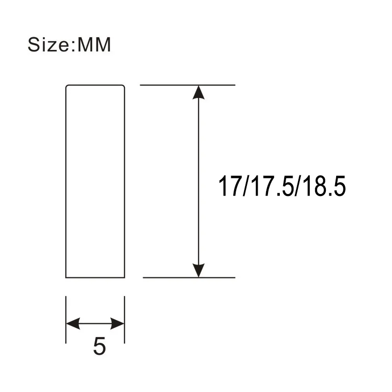 100Pcs Alnico II Polepiece Slug D5x17/17.5/18.5mm Alnico 2 Electric Guitar Bass Pickup Magnet Slug Rods