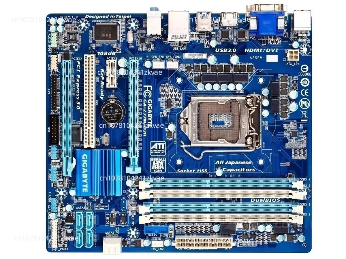 

Z77M-D3H 1155-Pin Z77 Integrated Luxury Small Board with Usb3.0 Sata3