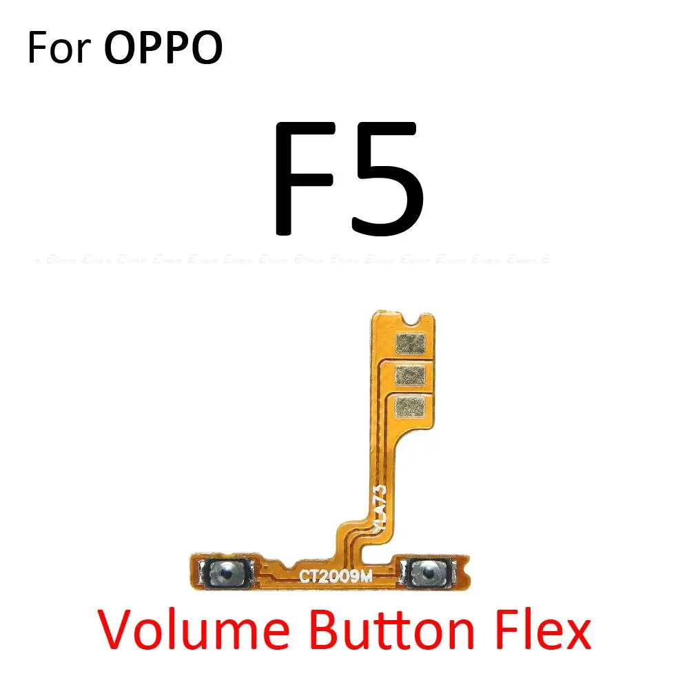 Power ON OFF Mute Switch Control Key Volume Button Flex Cable For OPPO F1 F1s F3 Plus F5 Youth F7 Replacement Parts