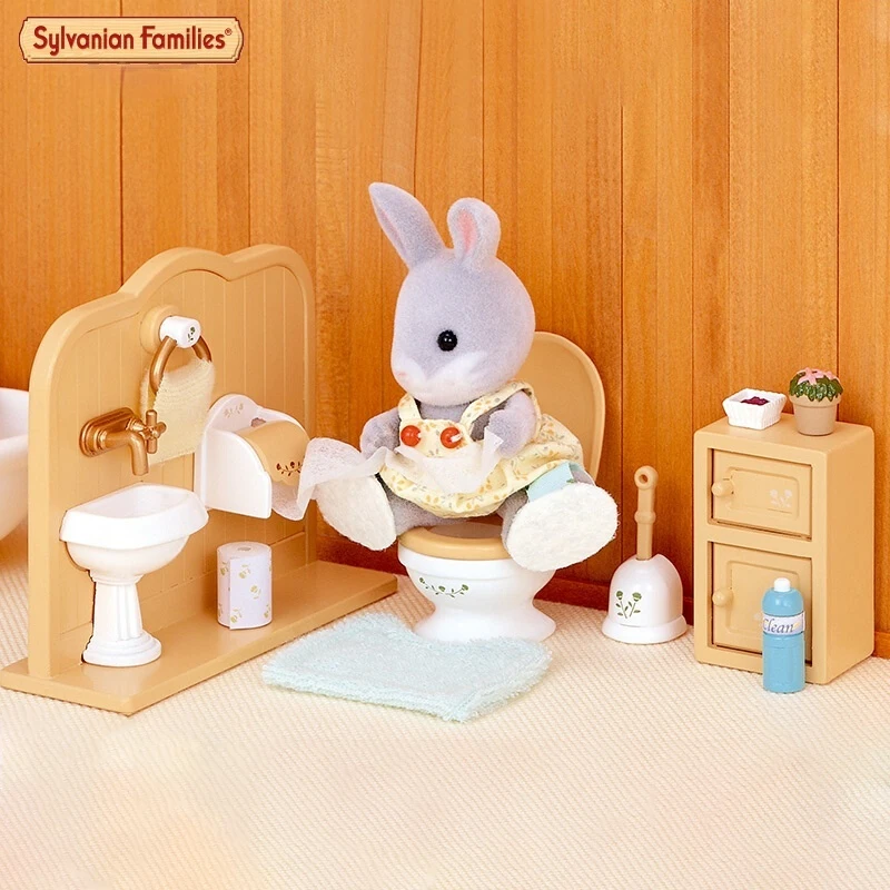 Authentic Sylvanian Families Anime Character Simulation Playhouse Toy Room Decoration Toy Christmas Gift