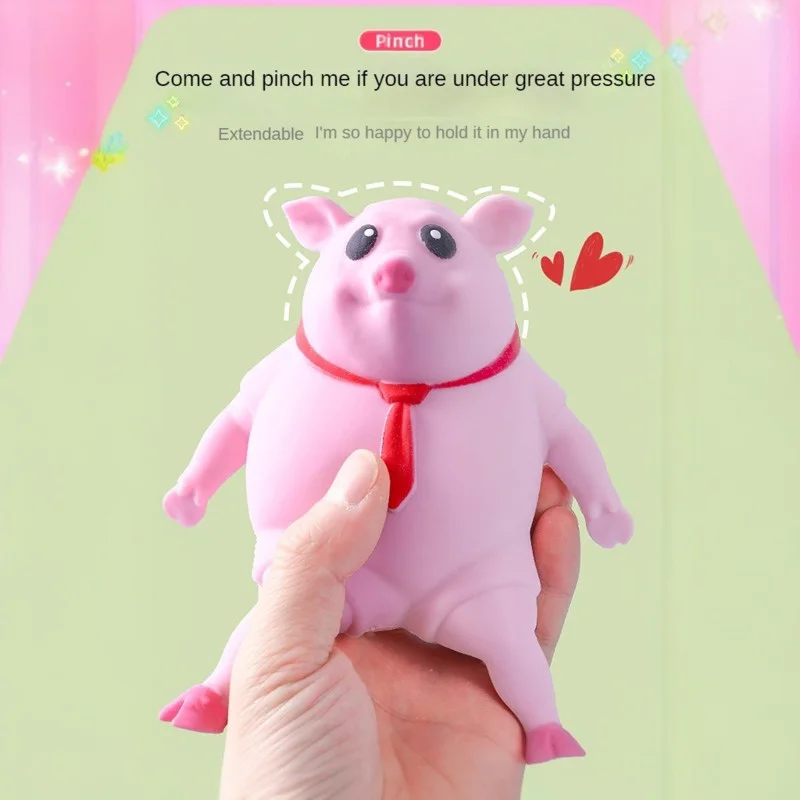 Cute Pink Pig Antistress Toy Piggy Squeeze Pig T 1000 Antistress Squeeze Stress Relief Squeeze Toy Animals Gift For Kids Adults