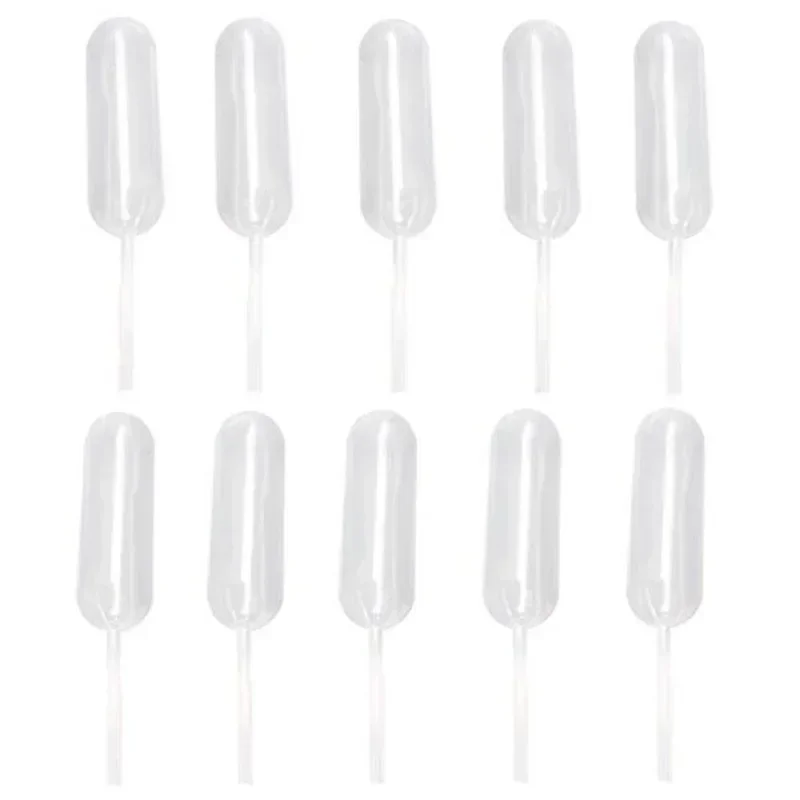 Imagem -04 - Mini 4ml Pipetas de Plástico Transparente Multiuso Descartável Conta-gotas Cozinha Ferramenta Suprimentos de Laboratório 50 Peças