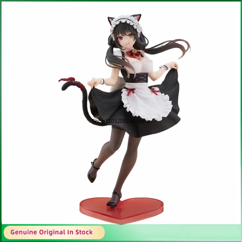 

Original Coreful Figures DATE A LIVE Tokisaki Kurumi Cat Ear Maid Action Figure Model Hobbies Collectible Desktop Ornaments