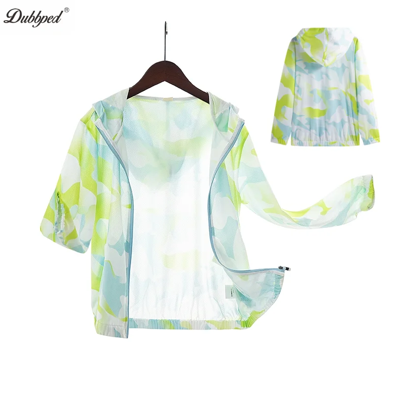 

Dubbped Summer Hooded Jacket boy girls Waterproof Sun Protection Clothing Fishing Hunting Clothes Kid Quick Dry Skin Windbreaker