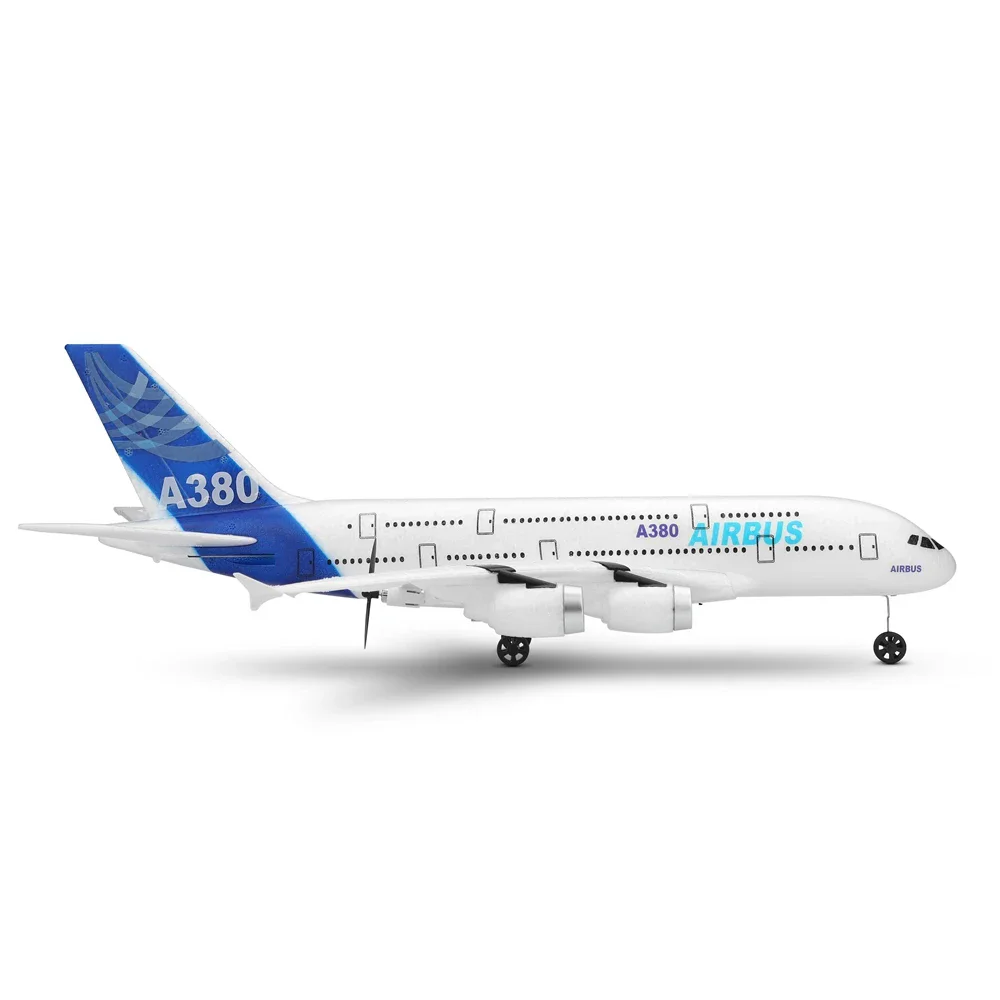 WLTOYS A120-A380 Airbus 510 mm Spannweite 2,4 GHz 3CH RC Flugzeug Starrflügel RTF mit Modus 2 Fernbedienung Skala Flugmodellbau