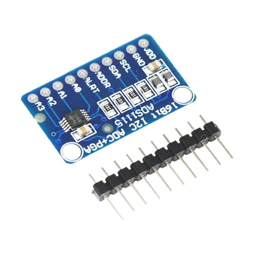 I2c Ads1015 Ads1115 16 Bit Adc 4 Kanaals Module Met Versterking 2.0V Rpi Tot 5.5V Versterker Programmeerbaar V1m7