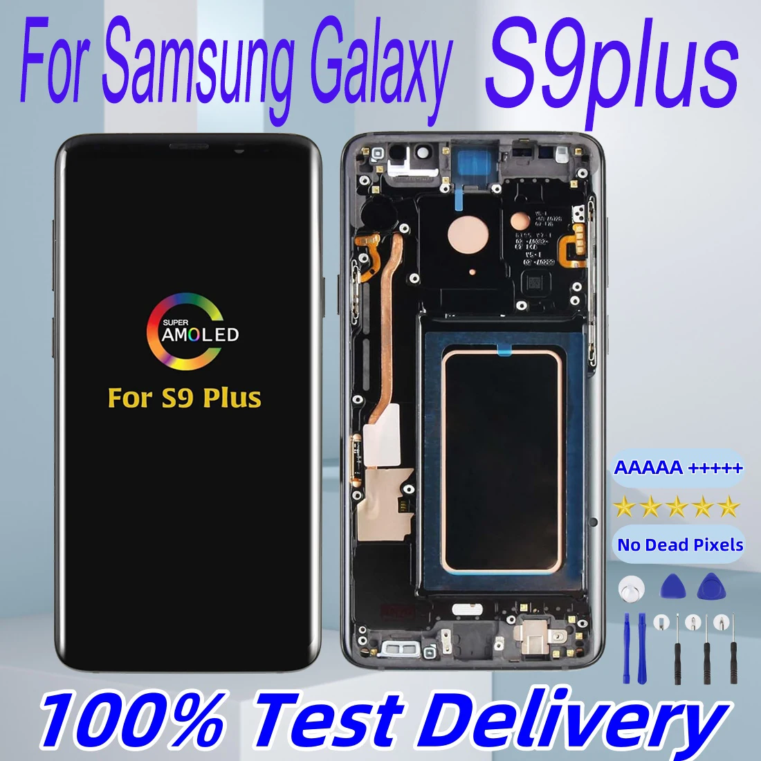 TFT incell LCD Display for Samsung Galaxy S9 Plus G965 G965U G965W G9650 Digitizer Screen Touch Assembly Replacement LCD