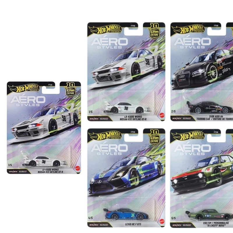 Hot Wheels Car Culture Aero Styles Series R32 Skyline Audi A4