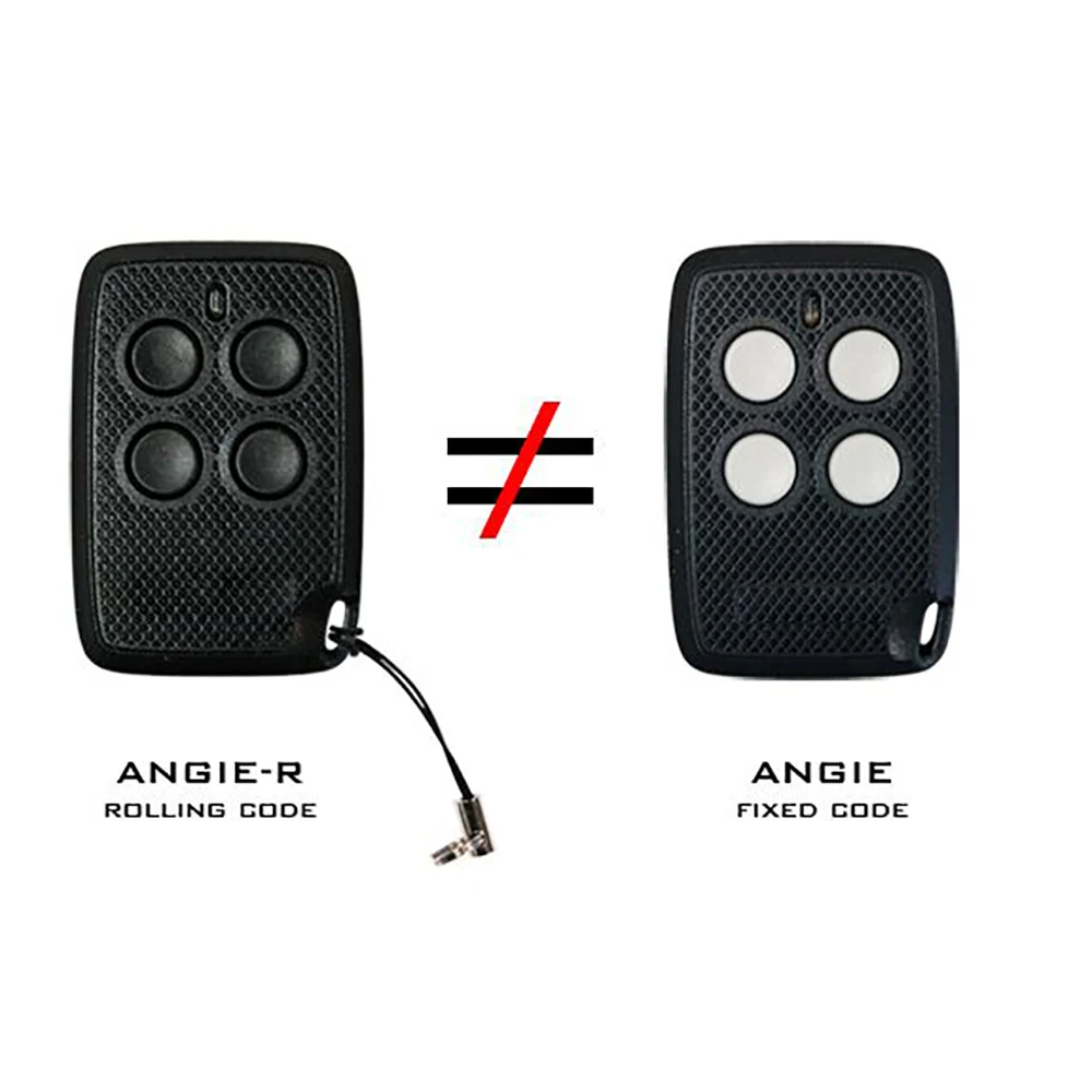 2 Models PROTECO ANGIE-R / ANGIE Garage Door Remote Control 433.92mhz Replacement Rolling Code / Fixed Code Transmitter