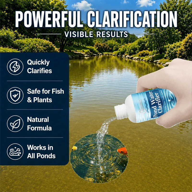 Pond Water Purifier Efficiently Precipitates Sediment & Sand Aquarium & Swimming Pool Cleaning Tool for Ponds