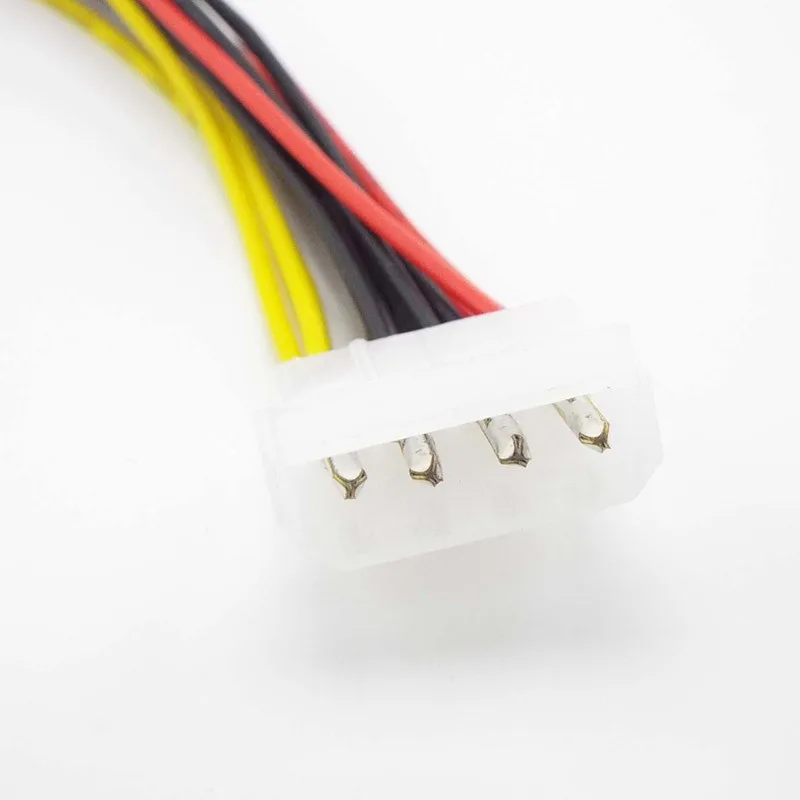 1/2/5PCS New 0.2m Chassis Power Cord One Point Three, Large 4P Ide Power Cable One Point Three SATA Interface Series SATA 1/3 B5
