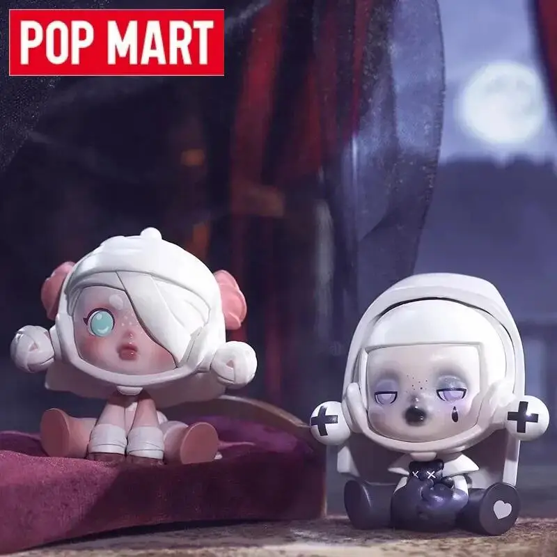

POP MART Skullpanda Древний замок Серия Оригинальная глухая коробка Mystery Box Guess Bag Игрушки Кукла Симпатичные аниме-фигурки Настольные украшения