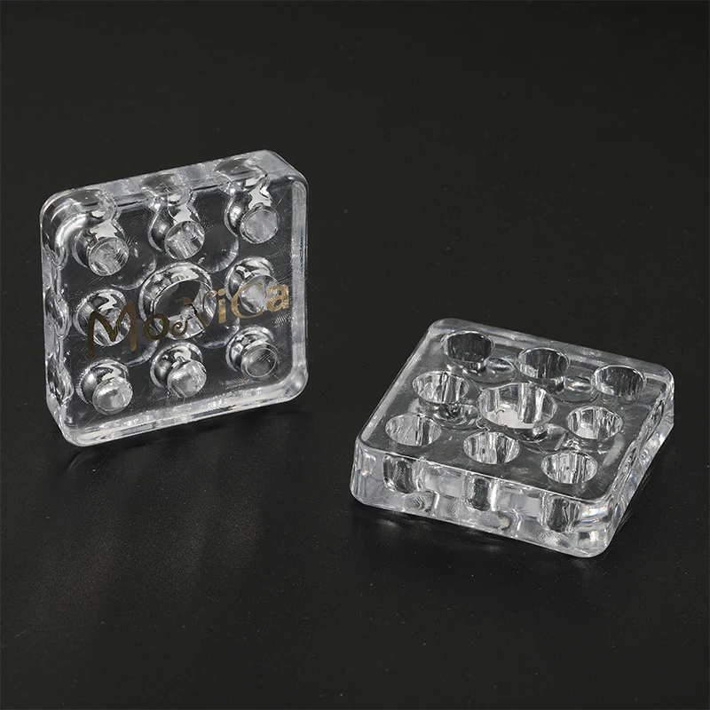 1pcs Tattoo Ink Cup Holder PMU Stand Square 9 Holes Permanent Makeup Microblading Pigment Tool Accessories for Body Art Supplies