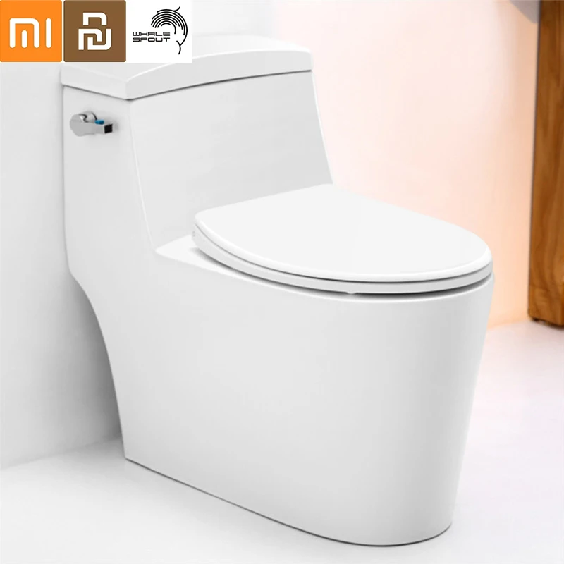 Smart Whale Spout Heating Toilet Seat Cover NTC Temperature Control with Induction Night Light