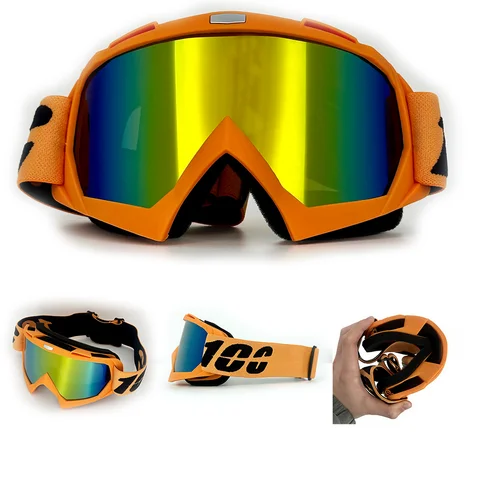 Ski Goggles Man Outdoor Sports Protective Skiing Motorcycle Goggles Woman Off-Road ATV Bike Windproof Sand Goggles