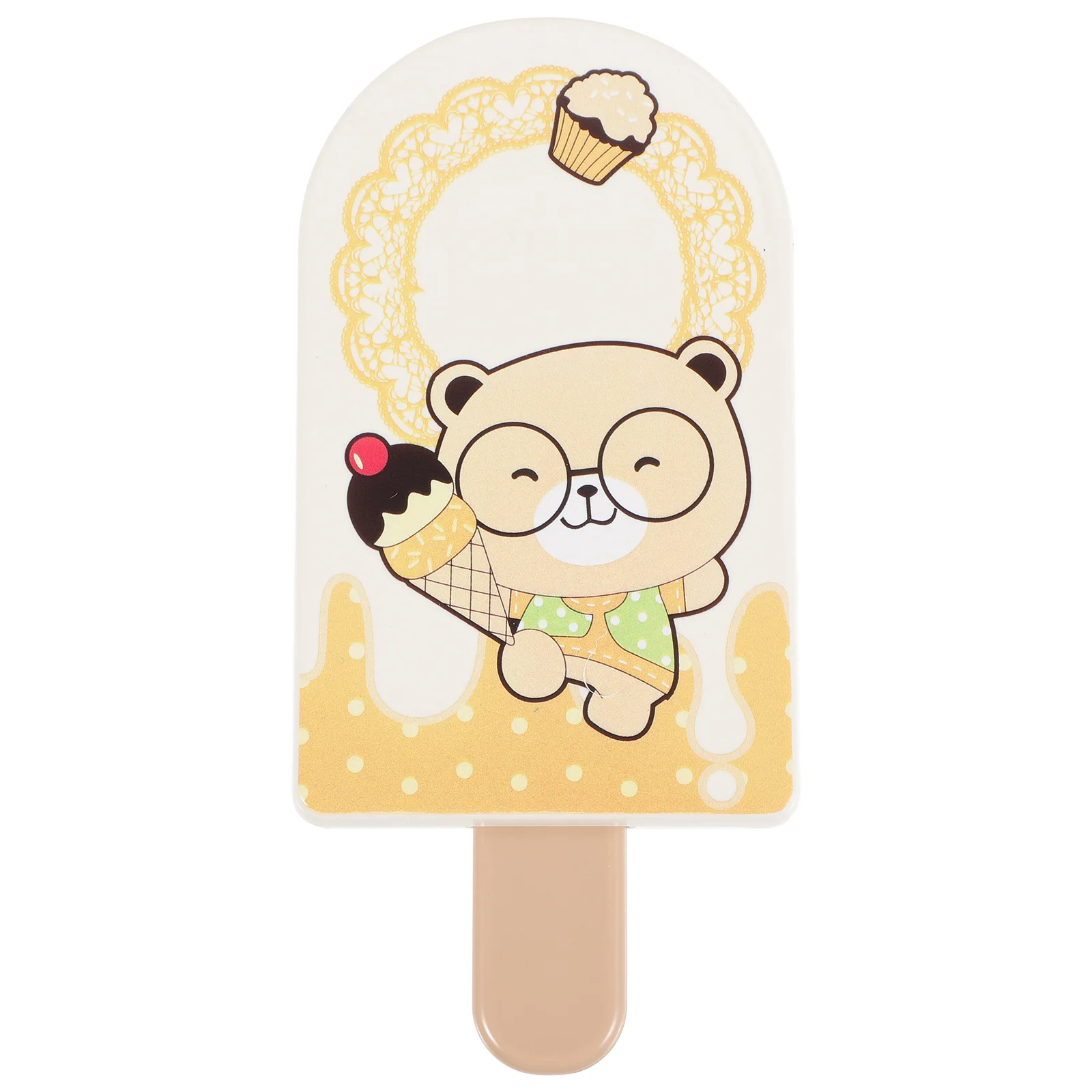 Lindo espejo compacto, espejo de maquillaje portátil plegable, tamaño pequeño de viaje para billeteras, bolsos, bolsillos, reflejo claro en cualquier momento y en cualquier lugar