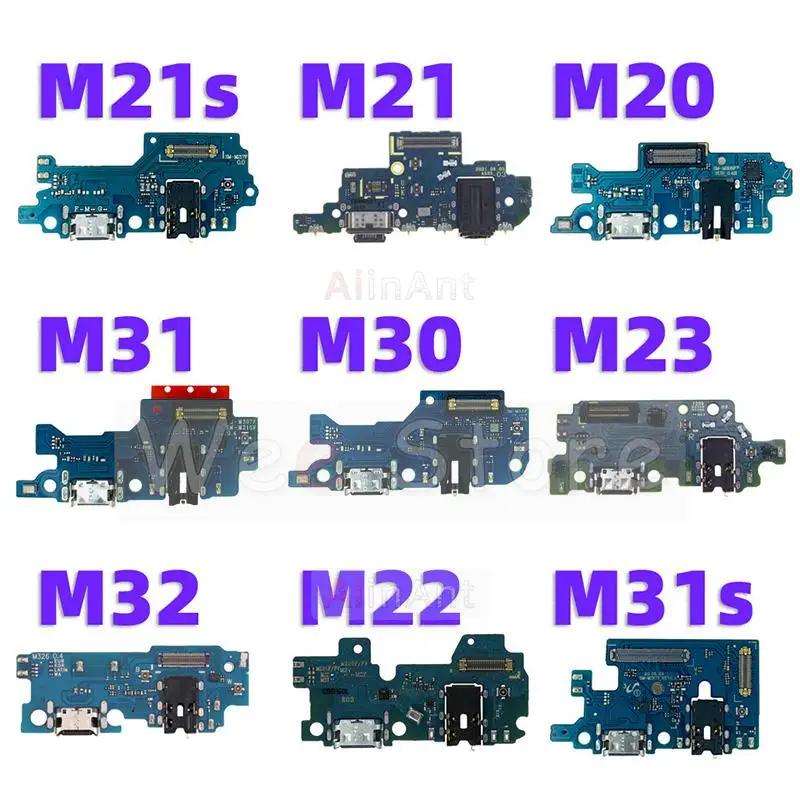 AiinAnt Bottom SUB Board Dock Charger Charging port Flex Cable For Samsung Galaxy M20 M21 M21s M22 M23 M30 M30s 5G Replacement