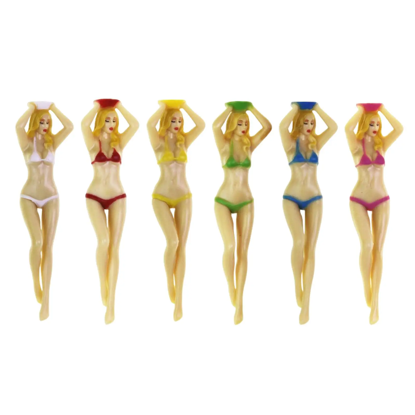 Novelty Golf Tees Holder Bikini Woman Golfer Golfing Gift Golf Accessories