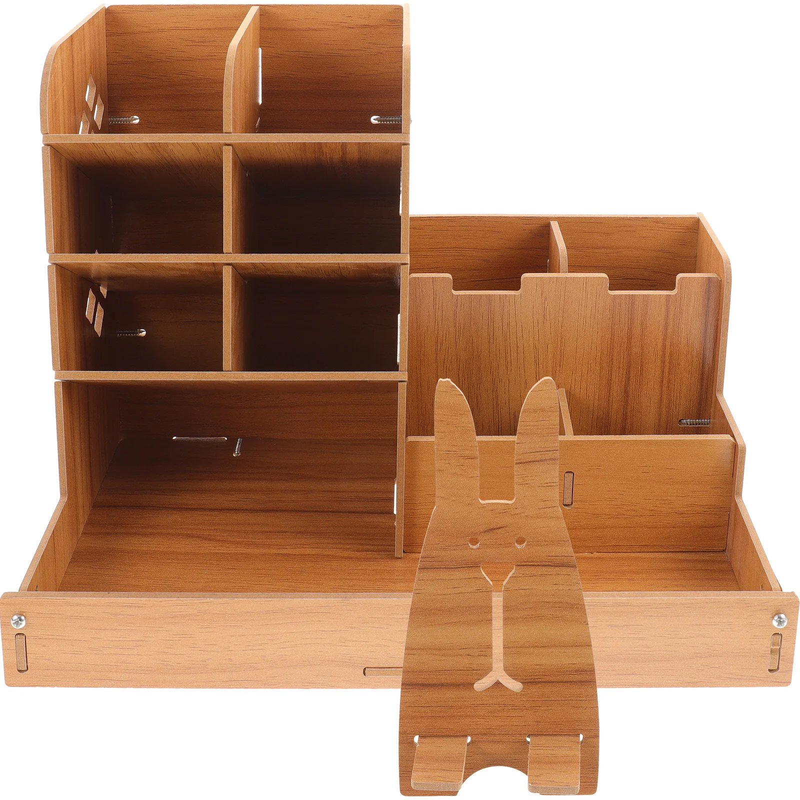 

Office Pen Holder for Desk Pencil Storage Stand Wood Organizer Markers Pens Holders