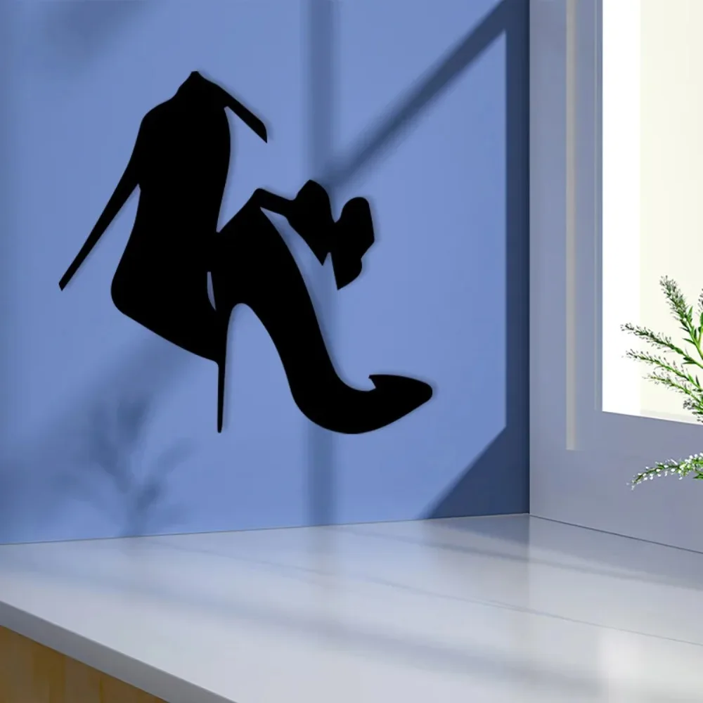 CIFBUY High Heel Powder-Coated Aluminum Metal Wall Art, Rustproof Decor for Indoor Outdoor Bedroom