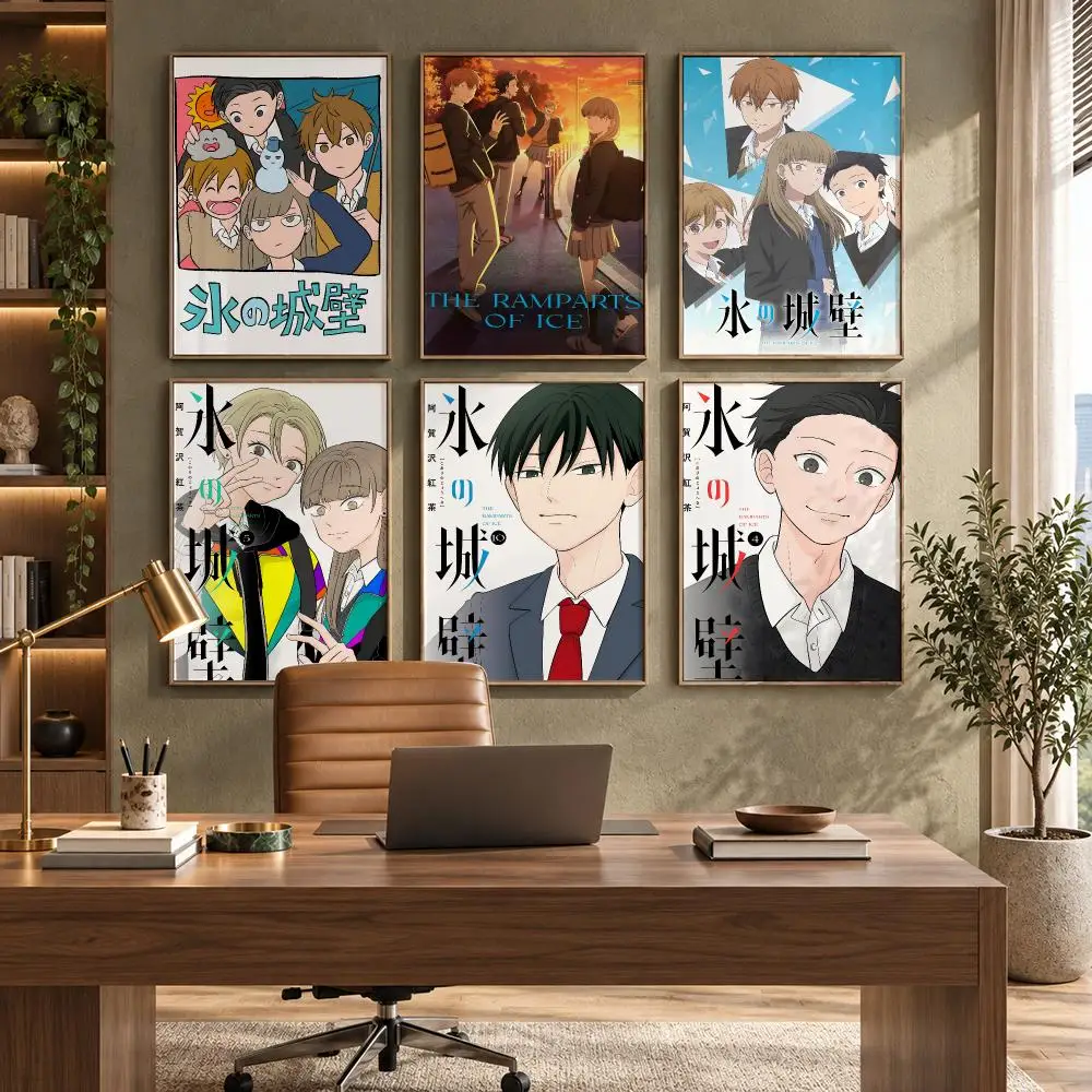 Manga T-The Ramparts Of Ice Poster High-Quality Waterproof Wall Decal for Study, Living Room & Garage, Great Gift for Fans