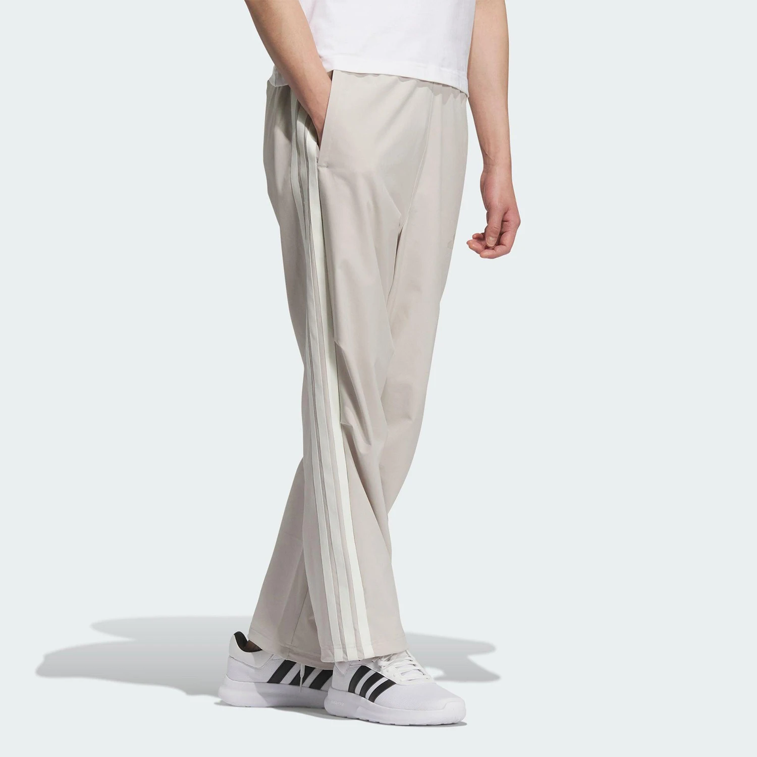 Adidas Genuine 2025 Men's Loose Straight Cut Sport Pants KC3908