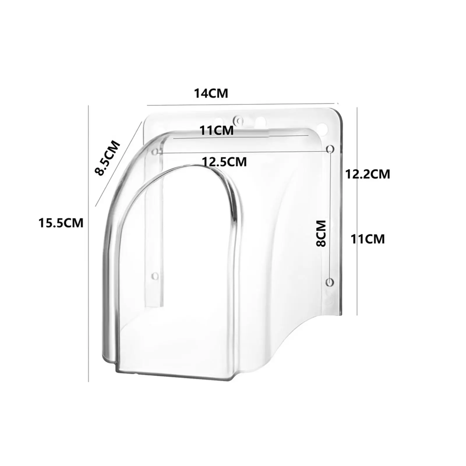 Doorbell Cover Shelter for Wireless Doorbell Protective Box Protective Cover