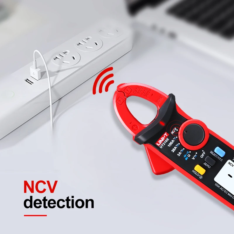 UNI-T UT210E AC DC Current Clamp Meter UT210D Pliers Ammeter NCV Amperometric Clamp Digital Hook Multimeter Electrician Tool
