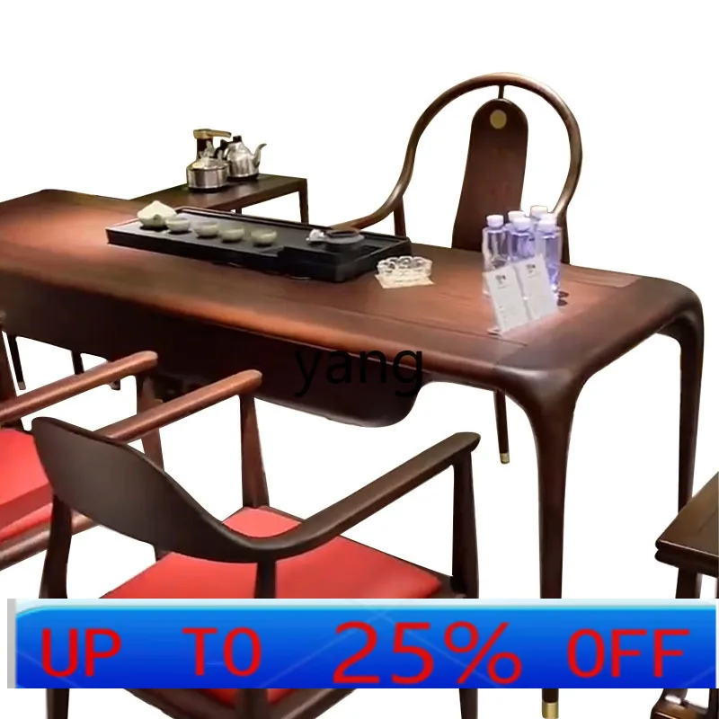 

LH zen solid wood kung fu coffee table office tea room tea table integrated furniture