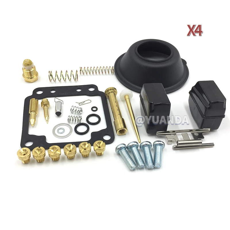 4X Carburetor Repair Kit For Yamaha XJ650 Maxim 1980 1981 1982 1983 Repair The Injection Plunger Diaphragm Seal Tool