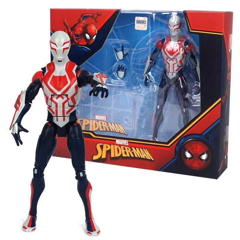 Marvel Legends Avengers Spider Man Into The Spider Verse Action Figure Pvc Ghost Spider Figma Movie Model Collection Toys Gift