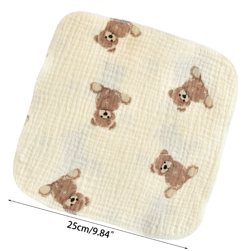 Nouveau Adorable-gant toilette bébé carrés coton naturel bébé visage-serviette lingettes