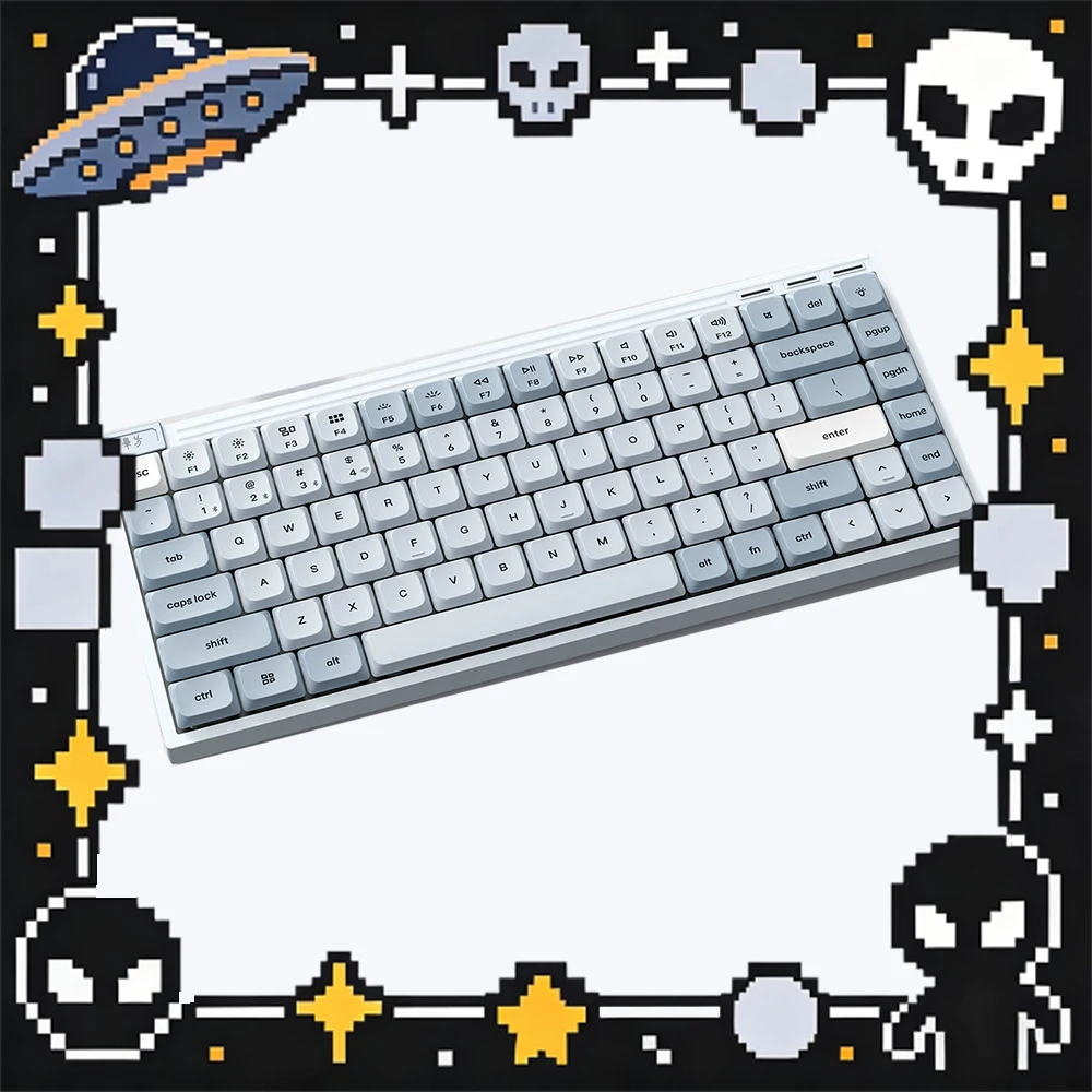 SKN Bifang Ultra Mechanical Keyboard Low Profile Tri Mode Wireless Dual 8K Gasket Quiet Slim Gaming Office Keyboard for PC Mac
