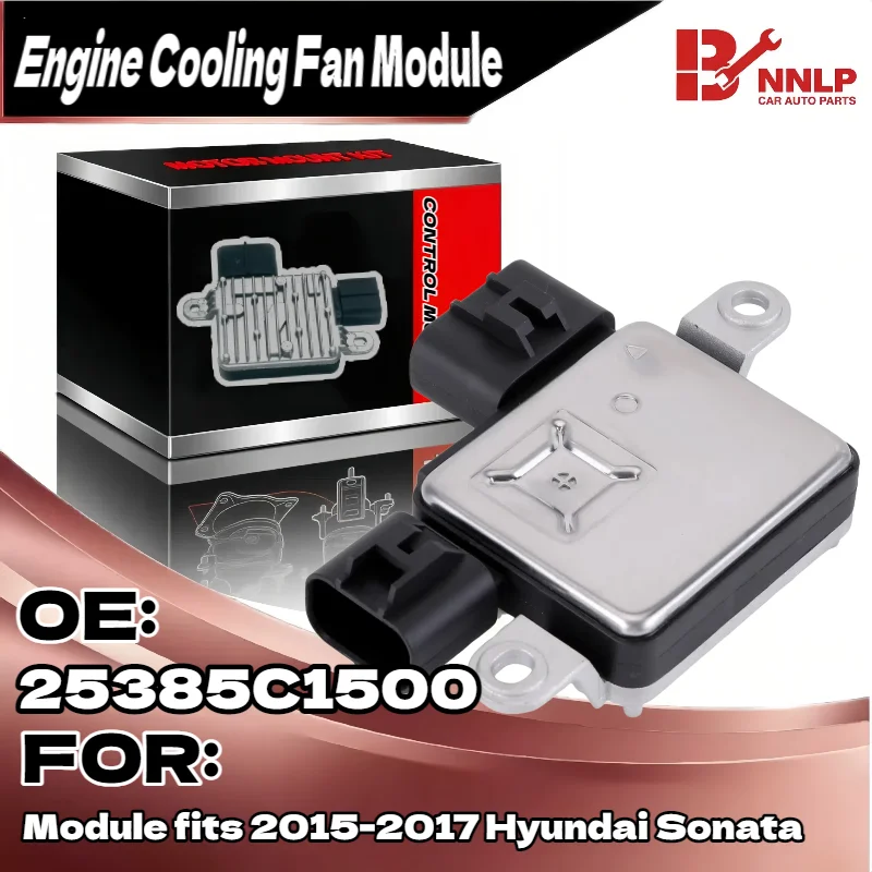 

Radiator Cooling Fan Control Module Compatible with Hyundai Sonata 2015-2019 Ref# 25385C2500 25385D4200.25385-C2500.122990-0050