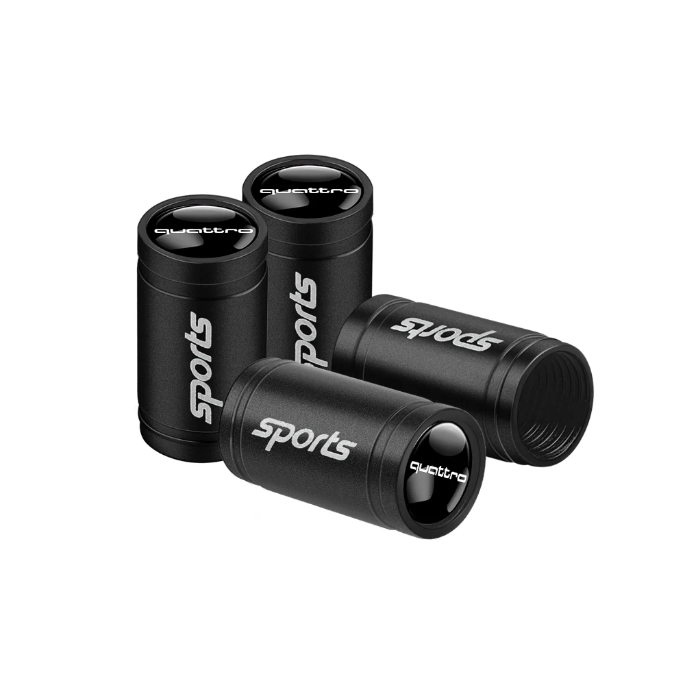 Auto-accessoires voor Audi Sline RS S TT A1 A2 A3 A4 A5 A6 A7 A8 8P B6 B7 B8 C5 C6: Ventieldopjes voor autobanden met logo