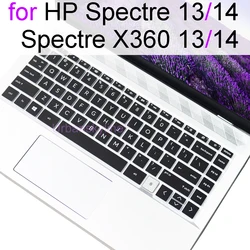 Keyboard Cover for HP Spectre x360 14 14-eu 14-ef 14-ea 13 13-aw 13-ap 13-ak 13-af ae 13t 14t folio Silicone Protector Skin Case