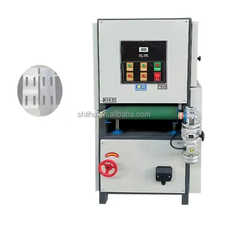 Fully Automatic 400mm 600mm 800mm Sheet Metal Flat bar Surface Polishing Machine Surface Flat Grinding Deburring Machine