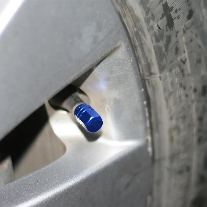 Auto-Reifenventilkappen, Rad-Luftventilkappen aus Aluminiumlegierung, Dekorative Abdeckungen für Auto, Motorrad und Fahrrad – Detail 5