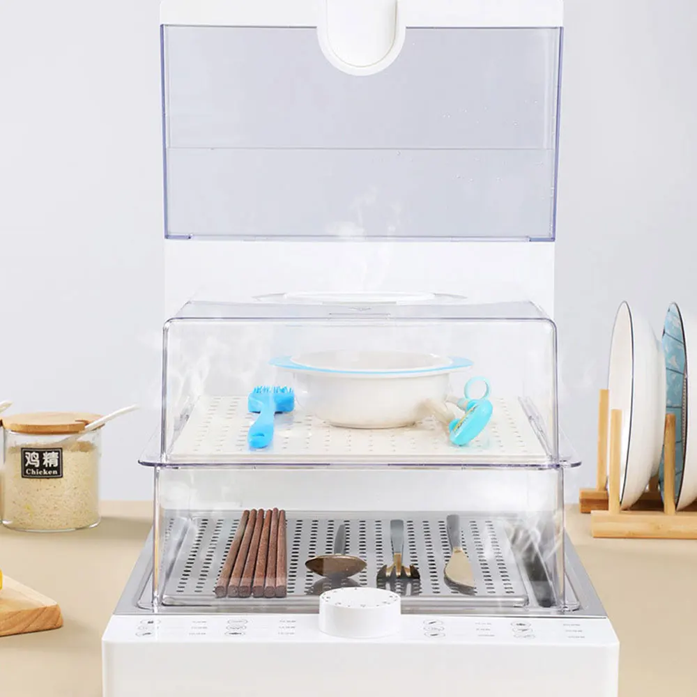 Cuiseur vapeur électrique pliable, transparent, multifonction, grande capacité, automatique, pour la cuisine, pour la maison