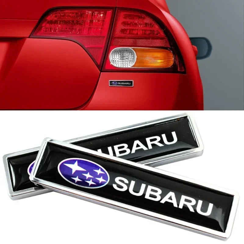 2Pcs Car Fender Side Emblem Sticker Auto Body Badge Decal Decoration for Subaru WRX DRL XV STI Outback Legacy Forester Impreza