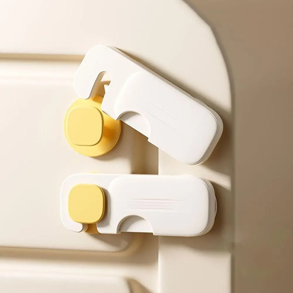 Self Adhesive Unisex Proof Cabinet Locks Punch-free Anti-pinch Refrigerator Lock Safty Cabinet Lock for Drawers Oven Closet
