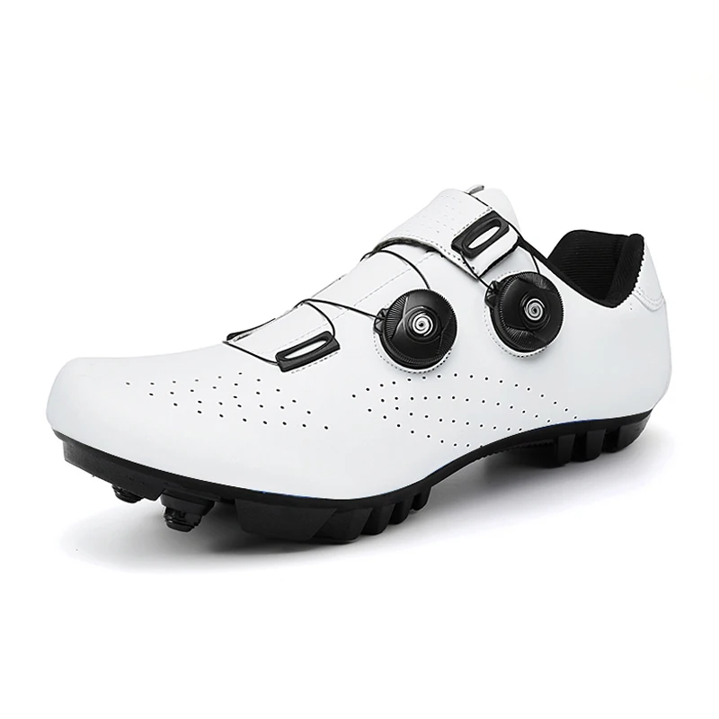 Ultraleichte Fahrradschuhe, atmungsaktiv und leicht, SPD-kompatible Hartsolzen für Rennrad- und Mountainbike-Wettkampftraining – Detail 13