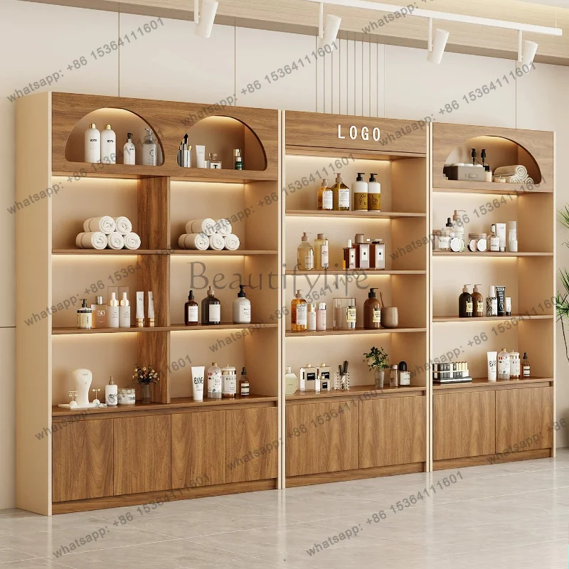 Nordic Creative Display Cabinet Modern Minimalist Beauty Salon Supermarket Storage Shelf Office Furniture Cajonera Mueble FYMC