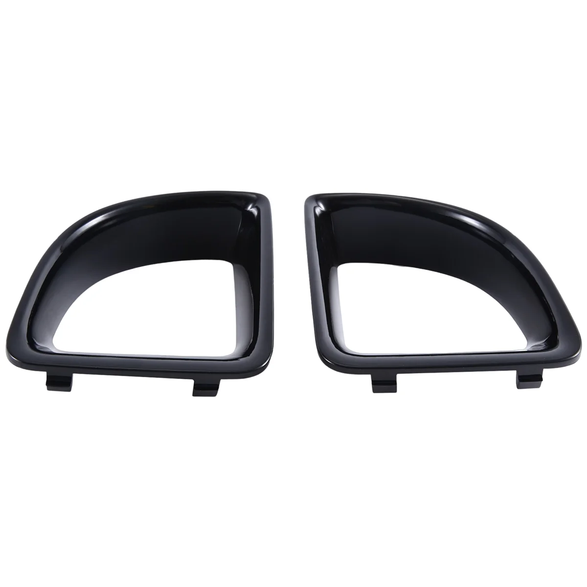 For BMW MINI R55 R56 R57 R58 R59 JCW S Car Front Air Duct Frame Black 1Pair Set 51117255117 51117255118