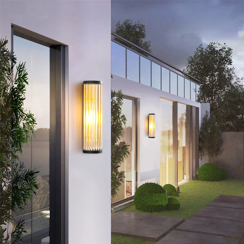 

Outdoor waterproof wall lamp Garden Balcony wall lamp Modern simple terrace Garden villa Outdoor wall lamp