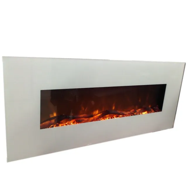 Simulation Wall-Mounted Remote Control Adjustable Flame Hot Sale Electric Fireplace Bar Restaurant Embedded Multi-color