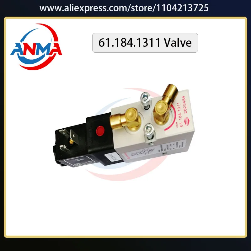 ANMA NEW Solenoid Valve 4/2-way Cylinder 61.184.1311 For Heidelberg SM102 Offset Printers