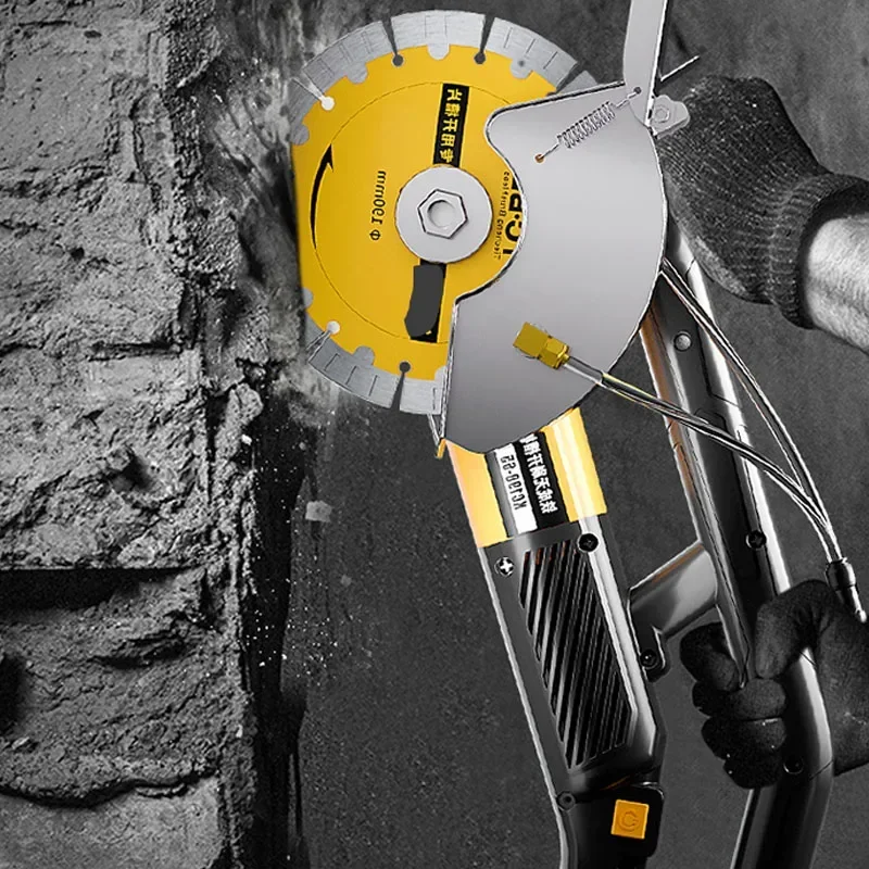 A Brushless Slotting Machine 190 Line Slot High-power Wall Angle Grinder Cutting Machine Concrete With Hydroelectric Installat