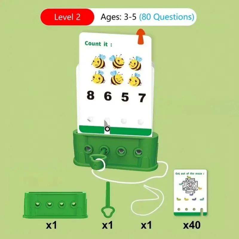 

Children Puzzle Toys Logical Thinking Training Unlock Game Cognition Lock Pick Gift For Kids